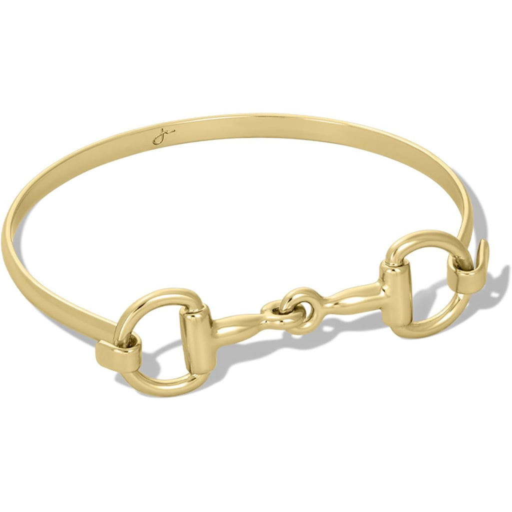 James Michelle Horse Bit Bracelet for Women – 3-Year Color Guarantee – Waterproof, Non-Tarnish, Hypoallergenic, Gold PVD Coated – Great for Beach, Wedding, Gifts