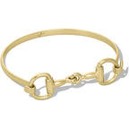 James Michelle Horse Bit Bracelet for Women – 3-Year Color Guarantee – Waterproof, Non-Tarnish, Hypoallergenic, Gold PVD Coated – Great for Beach, Wedding, Gifts