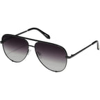 Quay Polarized Unisex Aviator Sunglasses, Uv Protection, Oversized Fashion Accessories For On The Go Lifestyle