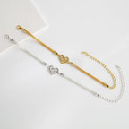 Ankle Bracelets for Women Waterproof Sparkly Anklets Tennis Rhinestone Anklets for Women Starfish Infinity Heart Cross Anklet Bracelet Beach Jewelry