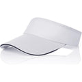 Sun Visor Hats for Women UV Protection, Adjustable Sports Visor for Running Golf Tennis Softball White