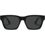SOJOS Trendy Polarized Square Sunglasses for Women Men,UV400 Retro Square 70s 80s 90s Shades SJ2622 Black
