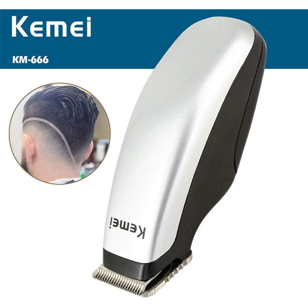 Kemei Mini Clippers Trimmer Groomer Cordless Self-Haircut Kit Styling Shears With Stainless Steel
