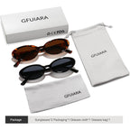 Oval Sunglasses For Women Men Fashion Small 90S Style Sun Glasses Uv400