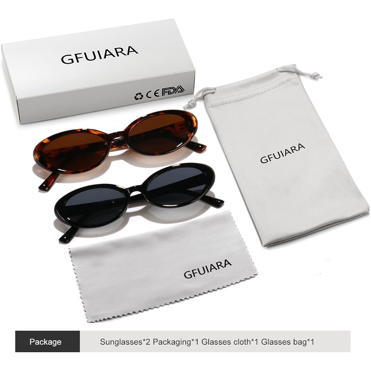 Oval Sunglasses For Women Men Fashion Small 90S Style Sun Glasses Uv400