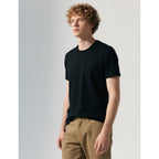 Okba 5 Pcs Black T Shirts Available For Men And Women Adult Round Neck Polyester Blank Tshirts Short Sleeve