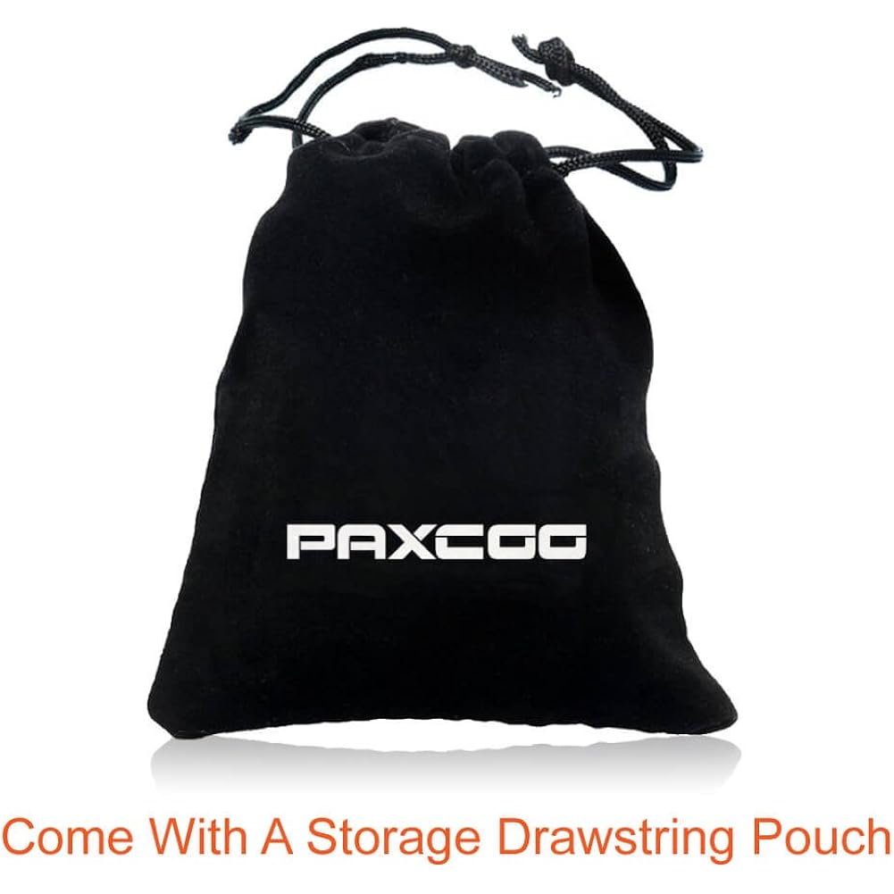 PAXCOO 10PCS Black Velvet Choker Necklaces with A Stroage Bag for Women