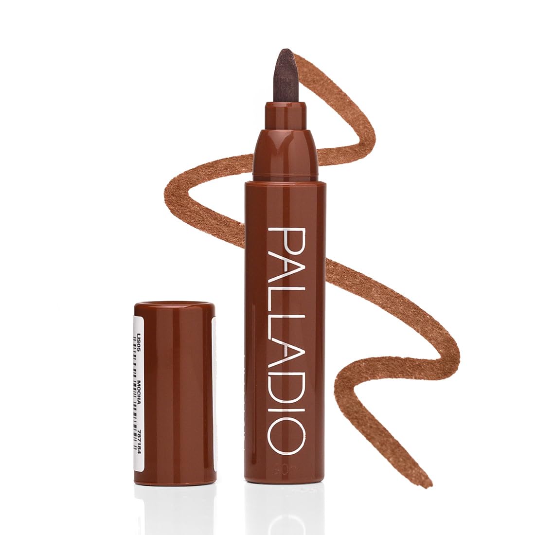 Palladio Lip Stain, Hydrating And Waterproof Formula, Matte Color Look, Longlasting All Day Wear Lip Color, Smudge Proof Natural Finish, Precise Chisel Tip Marker, Mocha Cream