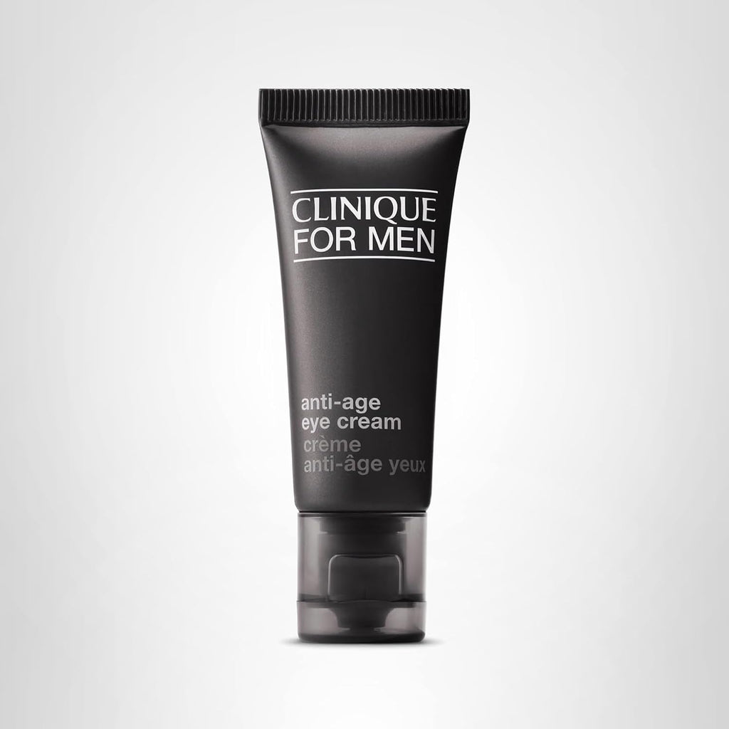 Clinique For Men Anti-Age Eye Cream Moisturizer | Hydrating + Brightening, Mini Travel Size, 0.5 Fl Oz
