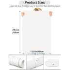(MAT ONLY) Nail Art Table Mat, Nail Arm Rest Pad for Acrylic Nails, Soft Microfiber PU Leather Nail Mat for Table, Foldable Nail Hand Rest Pillow Manicure Pad, Acrylic Nail Desk Mat for Nail Cushion