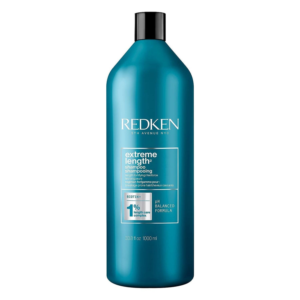 Redken Extreme Length Biotin Shampoo For Longer Hair – Promotes Healthy Hair Growth, Strengthens Damaged Hair, Prevents Hair Breakage, Infused With Biotin