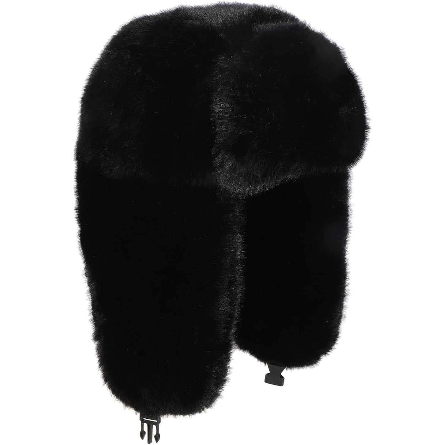 TZ Promise Men Women Winter Fuzzy Fluffy Solid Trapper Hats Windproof Hood Russian Trooper Warm Ear Flaps Cold Weather