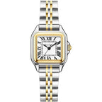Szaikyri Classic Square Watches For Women With Roman Numerals Ladies Casual Dress Watch