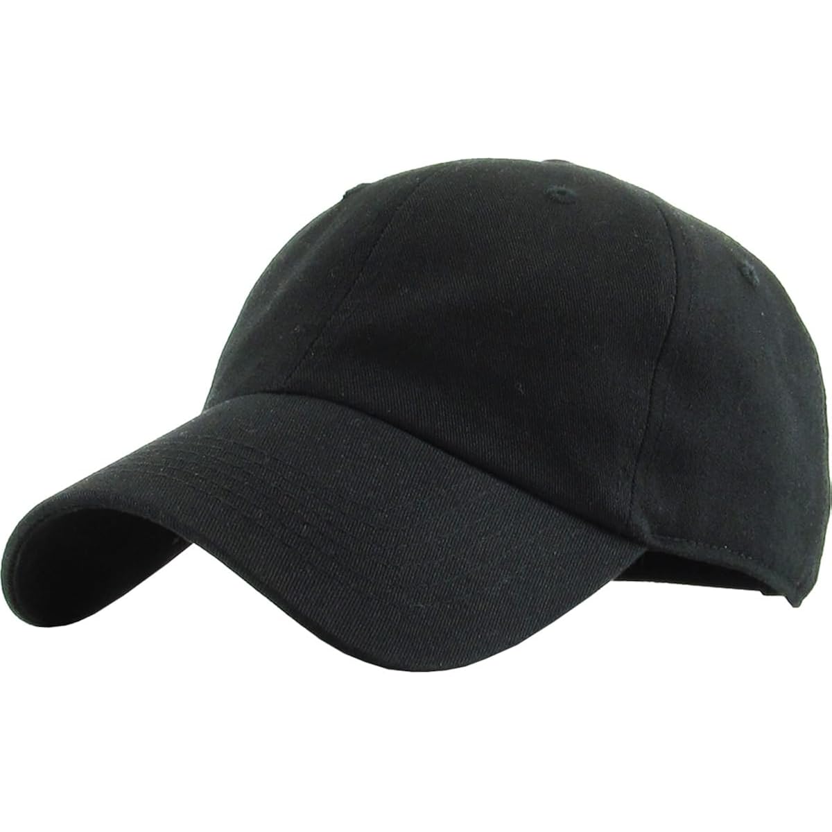 KBETHOS Classic Unisex Cotton Adjustable Low Crown Baseball Cap – Plain Dad Hat