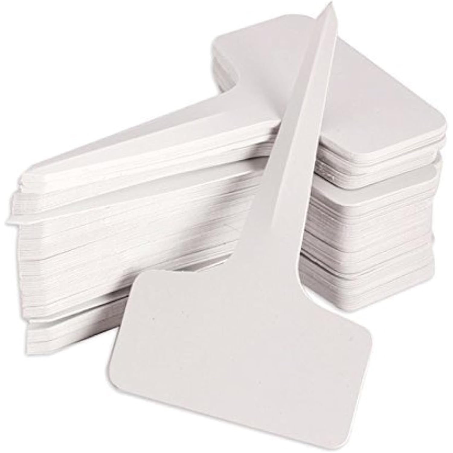 Kinglake 100 Pcs 6 X10Cm Plastic Plant T-Type Tags Nursery Garden Labels