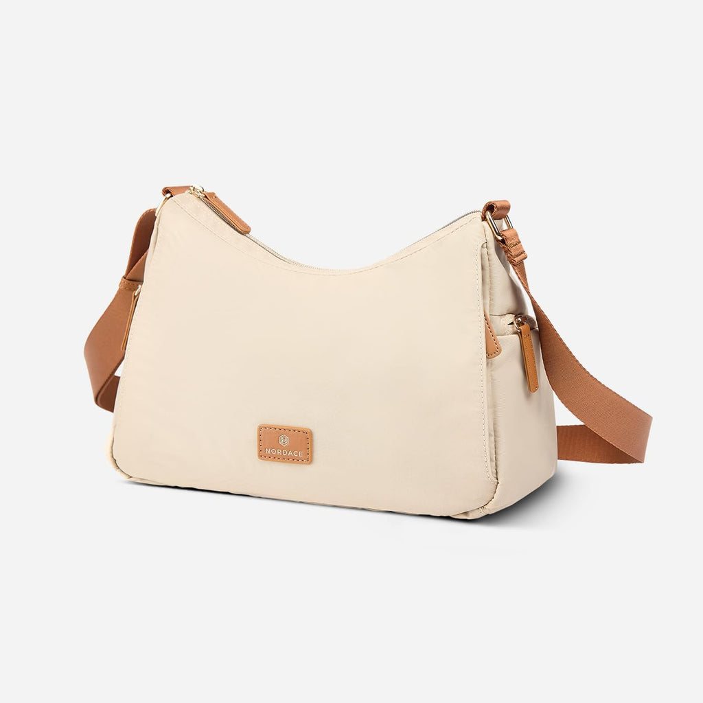 Nordace Siena Hobo Crossbody Bag - Secure Rfid Blocking Pocket And Hidden Compartments For Travel Shoulder Bag