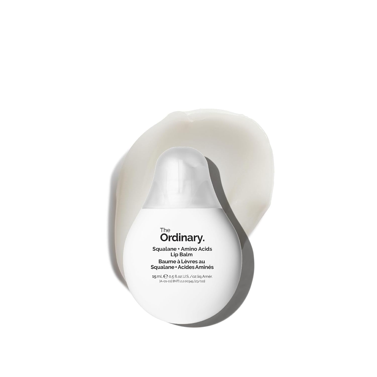 The Ordinary Squalane + Amino Acids Hydrating Lip Balm, For Lips, Elbows, And Cuticles, 0.5 Fl Oz