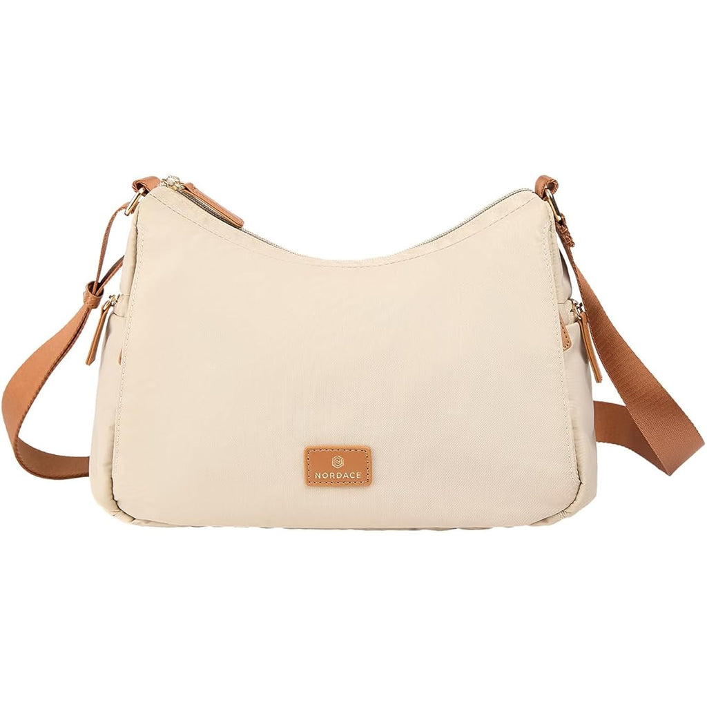 Nordace Siena Hobo Crossbody Bag - Secure Rfid Blocking Pocket And Hidden Compartments For Travel Shoulder Bag