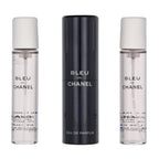 Chanel Bleu De Eau De Parfum Travel Spray for Men 3 X 0.7 Oz, 2.1 Fl Oz, 3 pc set (purse spray)