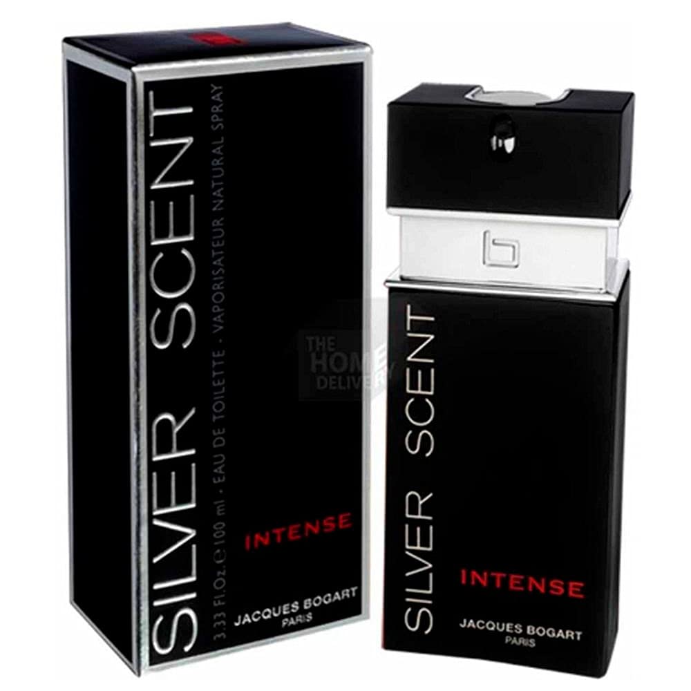 Jacques Bogart Silver Scent Intense Men Eau De Toilette Spray, 3.33 Ounce