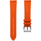 Watchgecko Breakwater Rubber Watch Strap | Fkm Rubber Replacement Watch Band, Moulded Fabric-Style Texture, Waterproof, Uv-Resistant, For Dive And Sports Timepieces