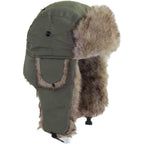 ASWER Trapper Warm Russian Trooper Hat Winter Skiing Cap Women Men Windproof