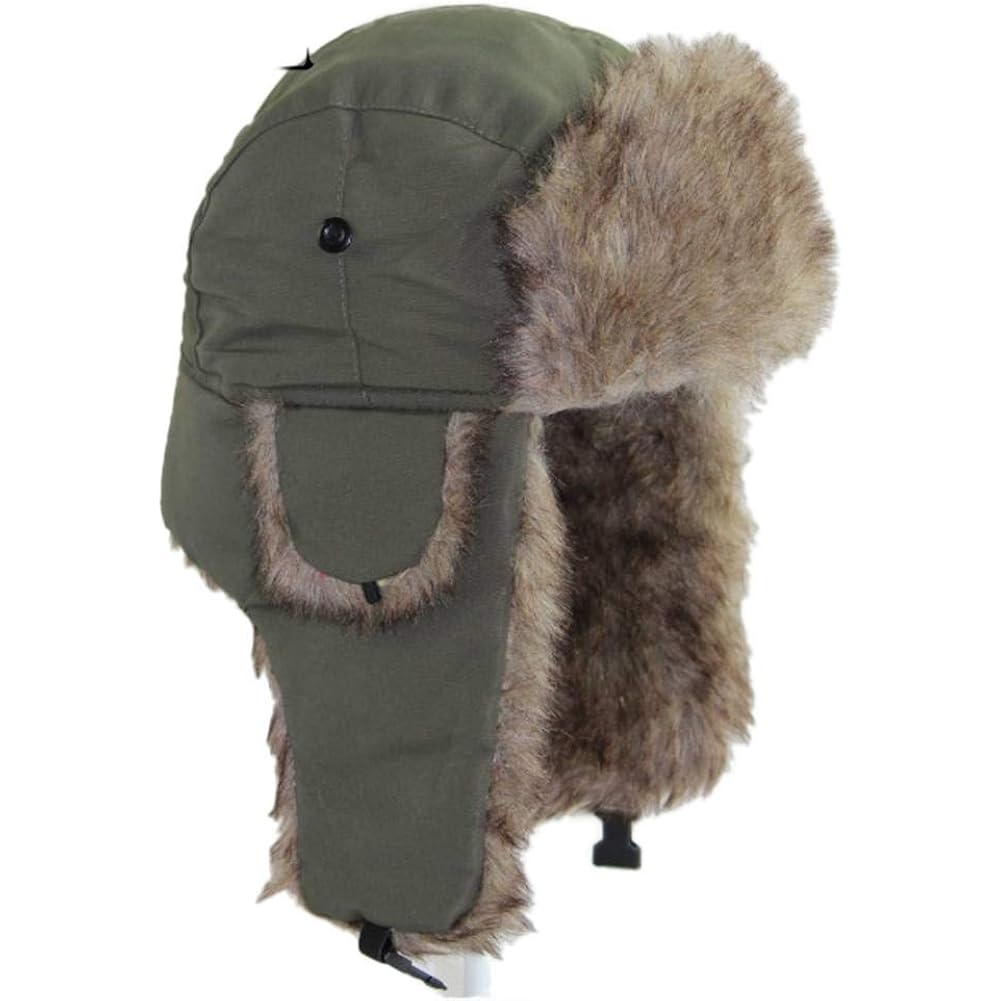ASWER Trapper Warm Russian Trooper Hat Winter Skiing Cap Women Men Windproof