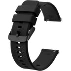 Bisonstrap Watch Strap 18Mm 19Mm 20Mm 21Mm 22Mm, Quick Release Silicone Watch Bands For Men Women