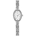 Fashion Vintage Gold Oval Quartz Watches For Women - Alloy Steel Band Slim Bracelet - Roman Numerals Numbers - Dainty Elegant Dress Wristwatch Waterproof