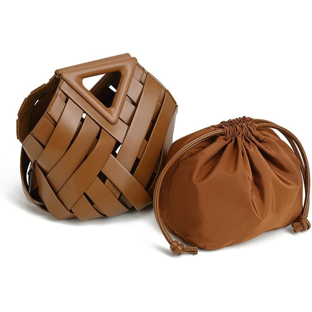 Vegan Leather Clutch Purses For Women Woven Small Crossbody Shoulder Bag Cute Top Handle Handbags Satchels 2026
