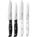Hammer Iron Alley 4Pcs Paring Knife - 4/4.5 Inch Fruit And Vegetable Paring Knives - Ultra Sharp Kitchen Knife - Peeling Knives - German Stainless Steel-Abs Handle