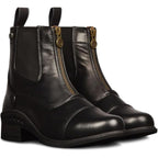 Ovation Women'S Lightweight Stylish Equestrian Horse Riding Ankle Length Synthetic Vega Leather Quantum Zip Paddock Boots