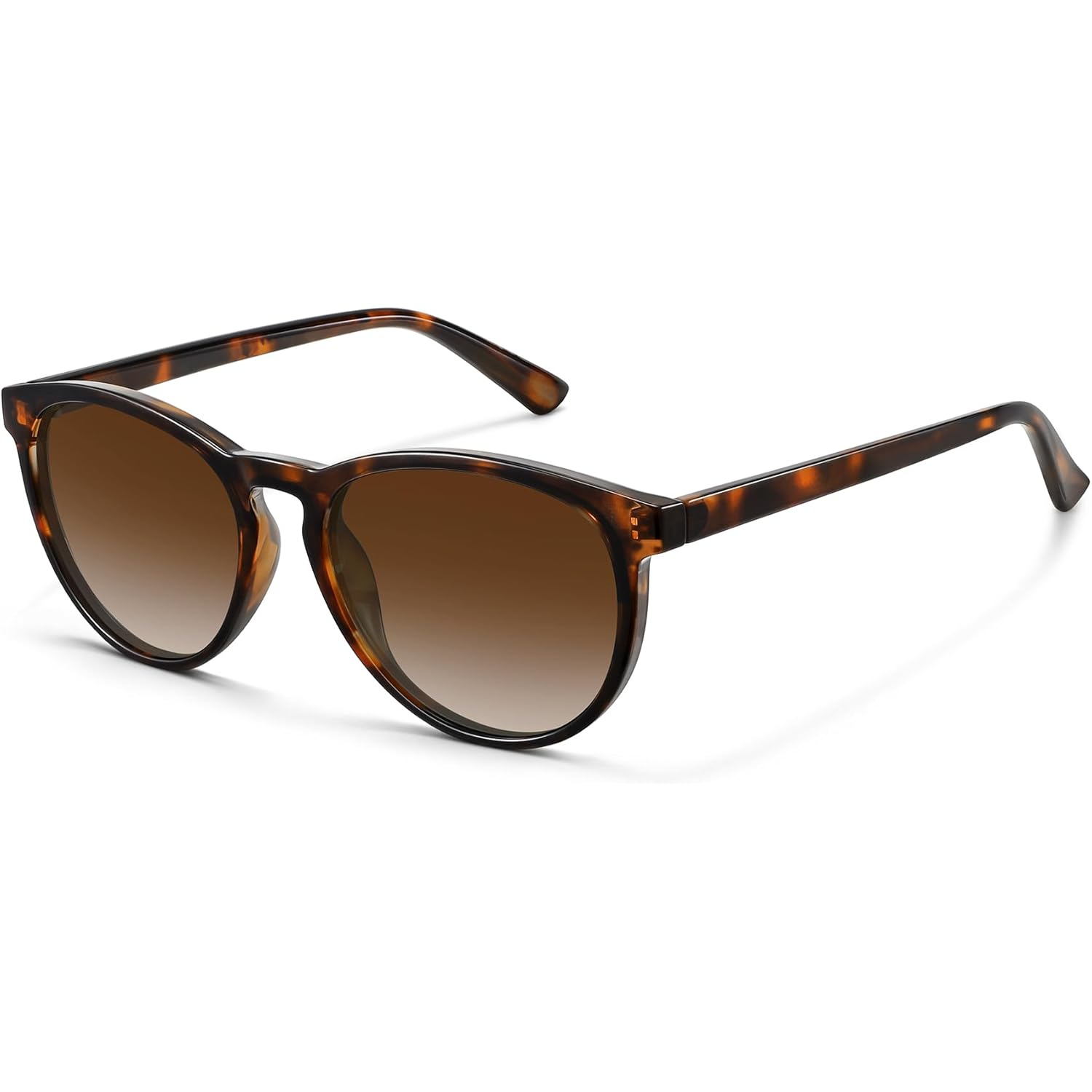 Classic Round Polarized Sunglasses for Women Retro Shades Trendy Vintage Sun Glasses FZN825