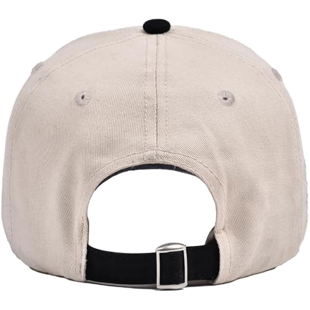 Mommin Trucker Hat, Adjustable Embroidered Vintage Two-Tone Mama Baseball Cap Beige/Beige