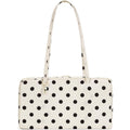 Slouchy Tote Bags Polka Dot Nylon Bowler Bag For Women Hobo Bags Large Shoulder Bag For Travel Work College