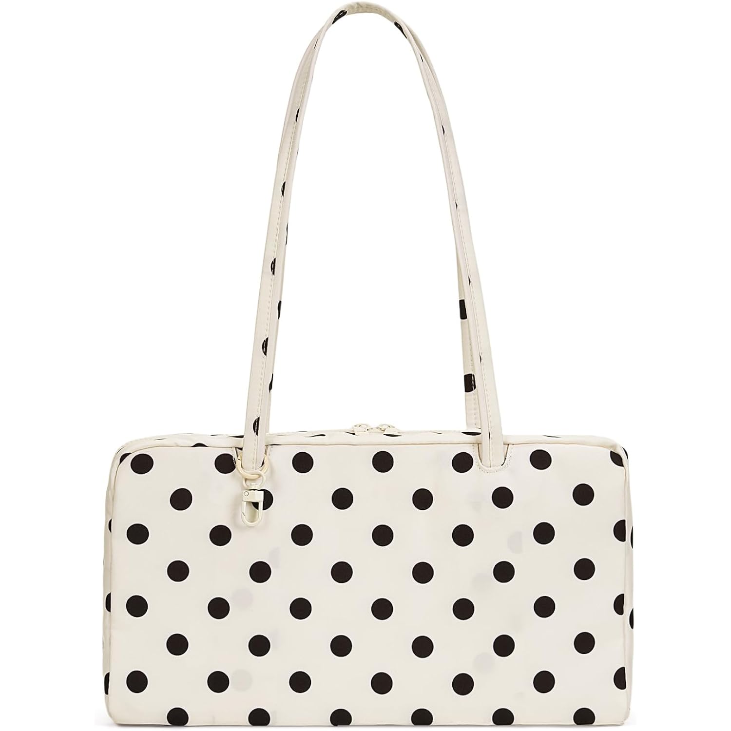 Slouchy Tote Bags Polka Dot Nylon Bowler Bag For Women Hobo Bags Large Shoulder Bag For Travel Work College