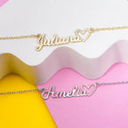 PicturesOnGold.com Custom Name Necklace For Women Personalized Name Necklace in Sterling Silver or Gold Necklace Personalized with any Name or Word