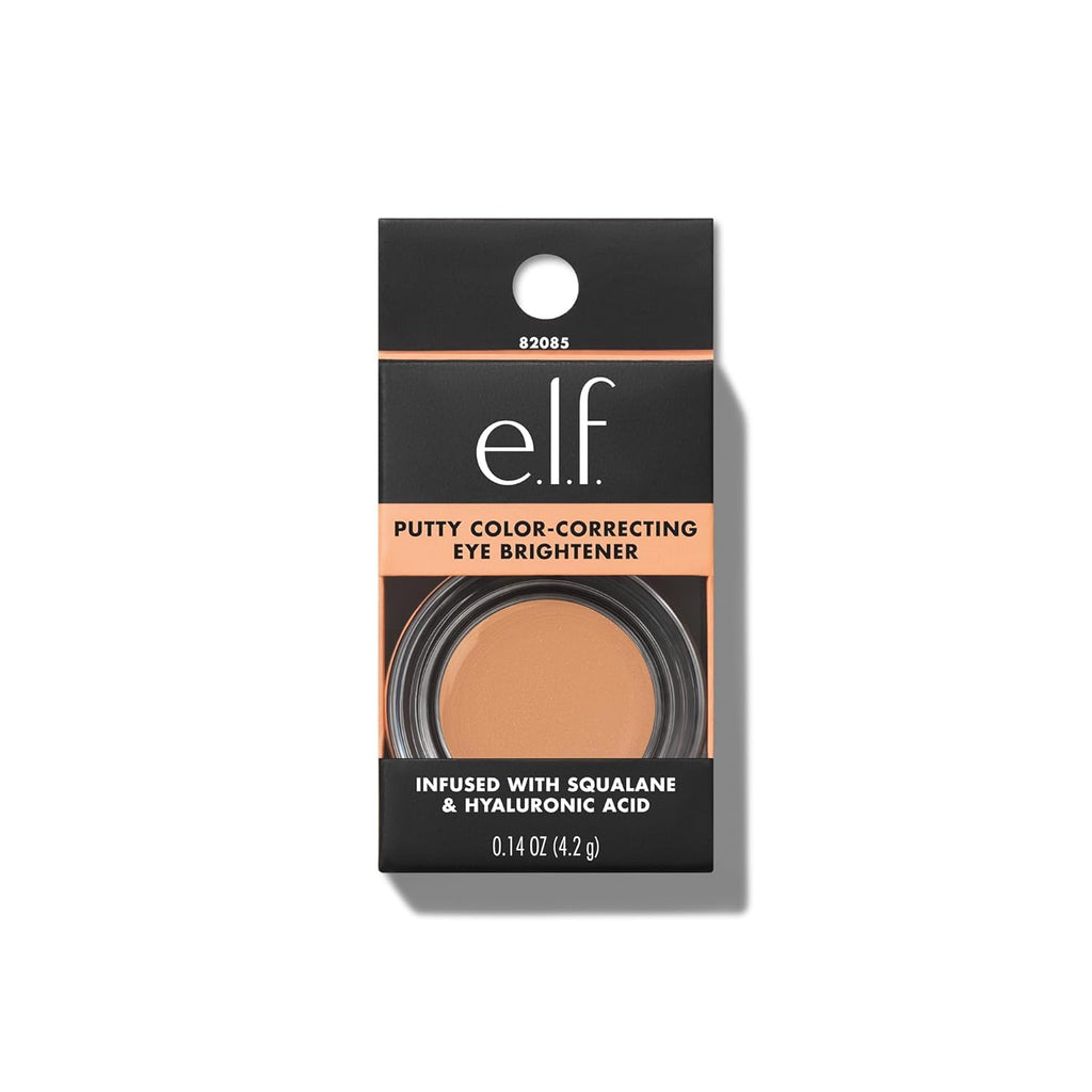 E.L.F. Putty Color-Correcting Eye Brightener, Under-Eye Brightener & Primer Reduces Appearance Of Dark Circles, Vegan & Cruelty-Free, Light/Medium