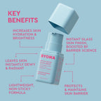 Byoma Phyto-Mucin Glow Serum - Mucin Face Serum For Glass Skin - Plumps, Primes + Hydrates - Flawless Primer And Makeup Base - Strengthens Skin Barrier - 1.35 Fl.Oz