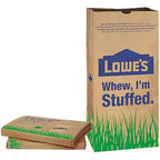 Lowe'S 30 Gallon Heavy Duty Brown Paper Lawn And Refuse Bags For Home And Garden (10 Count), Large (Lowesll)