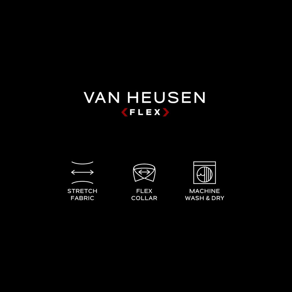 Van Heusen Men'S Dress Shirt Regular Fit Ultra Wrinkle Free Flex Collar Stretch Solid