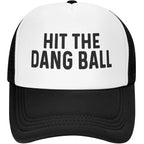 Funny Trucker Hat for Women Hot Pink Funny Gag Trucker Hats for Men Girls Trip Hit the Dang Ball