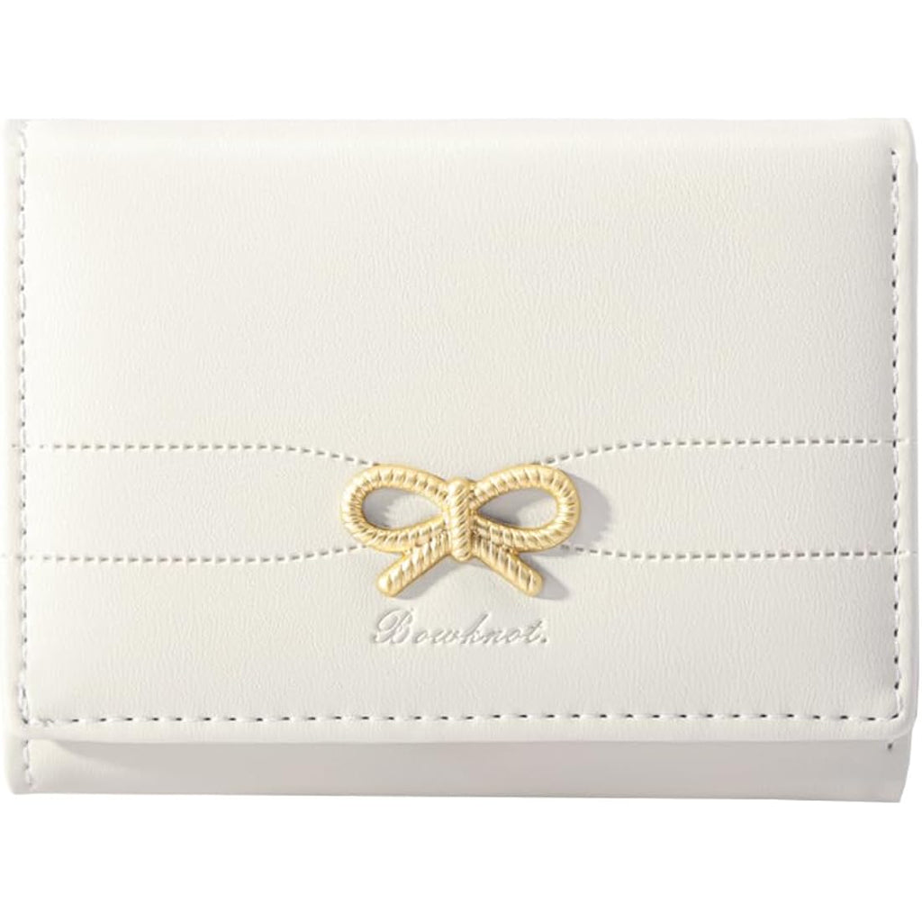 Cute Coquette Bow Small Wallet For Women Girls | Mini Wallet With Credit Card Slots Id Window