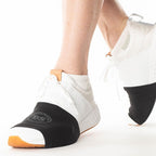 The Dancesocks Made In Usa Original Over Sneaker Socks For Dance On Smooth Floors (4 Pair)