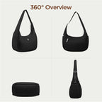 Babysun Mini Shoulder Bag Women Nylon Crescent Bag Underarm Shoulder Purse Women'S Shoulder Handbags Small Tote Bag