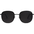 SOJOS Classic Trendy Square Sunglasses for Women Men Cute Big Frame Gold Shades SJ1137 Black/Grey