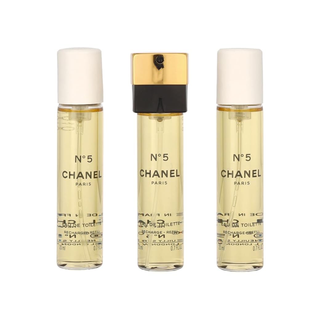 Chanel - No.5 Eau De Toilette Purse Spray Refills 3X20Ml/0.7Oz