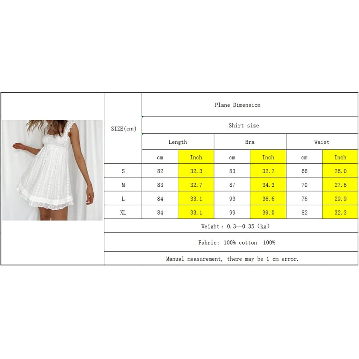 Women'S Babydoll Mini Dress Floral Embroidery Summer Sleeveless Loose A Line Flowy Short Sundress For Beach Club Party