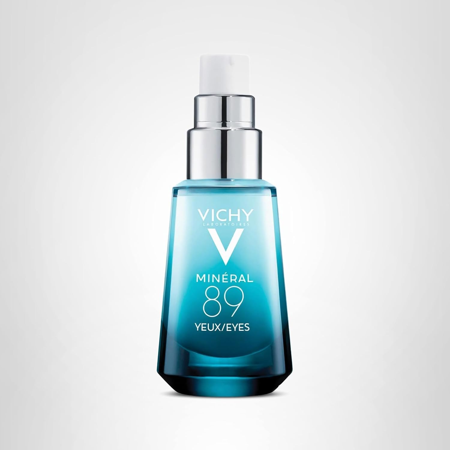 Vichy Mineral 89 Eye Serum, Hyaluronic Acid And Caffeine Cream, Under Eye Cream For Dark Circles, Hydrating & Puffiness Reducer, Opthalmologist Tested