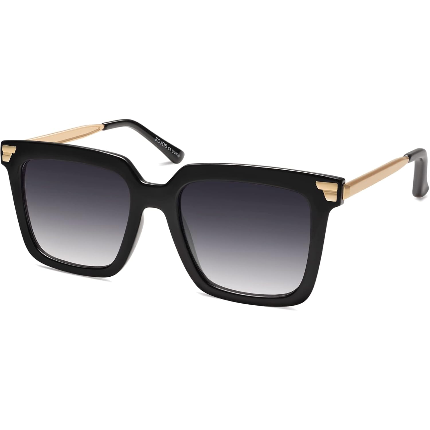 SOJOS Retro Oversized Square Sunglasses for Women Trendy Vintage Shades Classic Big Sun Glasses UV400 SJ2216A